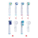 Replacement Brush Head Protection Cover For Oral B Electric Toothbrush 2 4 6 Pieces Toothbrush heads Hygienic Protective Covers
