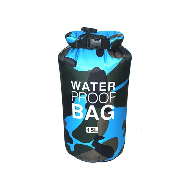 Waterproof Swimming Bag Dry Sack Camouflage Colors Fishing Boating Kayaking Storage Drifting Rafting Bag 2L 5L 10L 15L 20L 30L