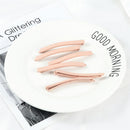 5Pcs/Set Candy Colors Hair Clips For Girls Women Simple Basic Sweet Hairpins Painted Colorful Matte Hair Accessories Barrette