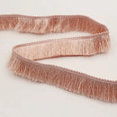 5Yards/Lot (günstige, dicke Quastenborte 2,8 cm breit Polyester Vorhang-/Kissenborte Ohrring-/Taschen-Dekorativer Spitzenfransen-Besatz zum Nähen