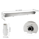 The Cascade Architect | Stainless Steel Waterfall Pool Fountain with Variable Heights