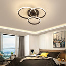 Smart Home Alexa Modern Led Chandelier Lamp RC Dimmable APP Circle Rings For Living Room Bedroom Ceiling Chandelier Fixtures