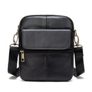 WESTAL Men's Leather Shoulder Bag Small Men's Genuine Leather Bag Man Mini Designer Bags Messenger Crossbody Bags Handbags 7350