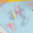 1 PCS Cute Highlighter Wine Bottle Ice Cream Fountain Pen Lovely Cartoon Paint Marker Pen School Office Office Stationery Supply
