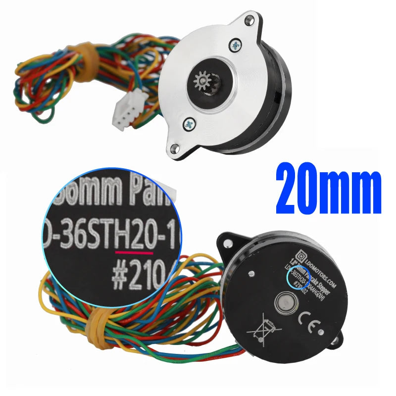 Mellow High Temperature LDO NEMA14 36mm Motor LDO-36STH17-0354AHG/LDO-36STH20-1004AHG For Orbiter/Sherpa Mini Extruder Voron 2.4