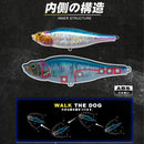D1 Fishing Spitting Wire 95F 14G Poppers Pencil Hard Baits Bass Fishing Topwater Surface Lure Rattle Sounds 2021 Pesca Tackle
