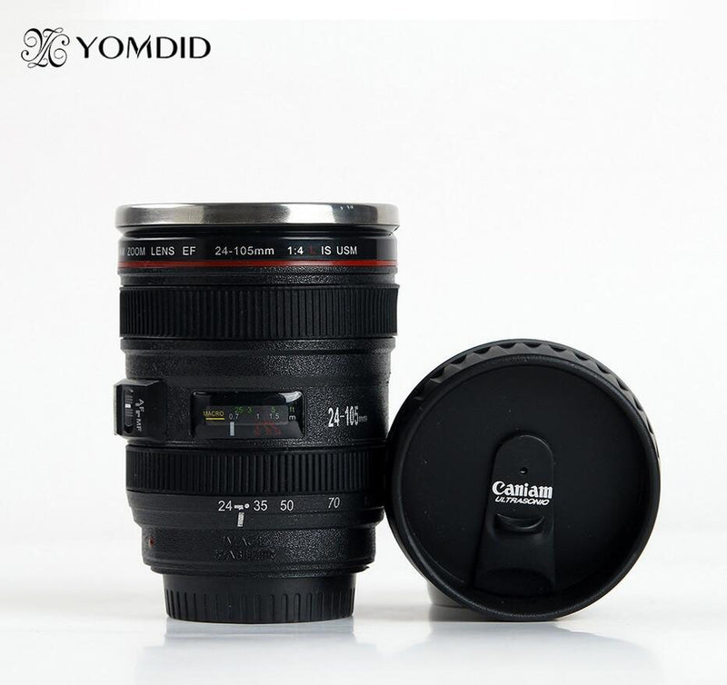 stainless steel SLR Camera EF24-105mm Coffee Lens Mug  1:1 scale caniam coffee mug creative gift