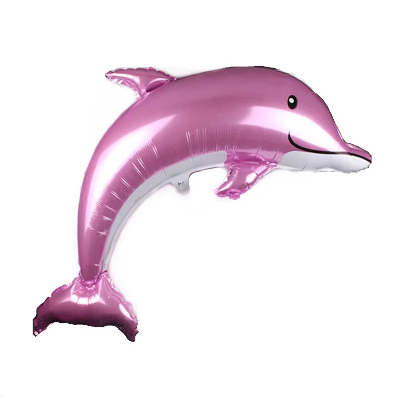 118cm Large Dolphin Foil Balloons Children Fish Helium Balloon Sea World Party Ballon Fish Birthday Party Wedding Decorations