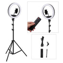 14/18Inch Photo Studio lighting LED Ring Light Bulbs Touch Setting Photography Dimmable Ring Lamp With Tripod for Video,Makeup