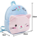 Mode Kinder Schulranzen 3D Cartoon-Druck Plüsch Kinder Rucksack Kindergarten Jungen und Mädchen Schulranzen Mini-Rucksack Büchertasche