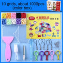 6000 Stück 24 Farben Nachfüllperlen Puzzle Kristall DIY Wasserspray Perlen Set Ballspiele 3D handgemachtes Zauberspielzeug für Kinder Spielzeug