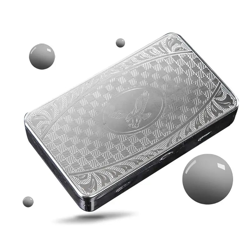 2021 New Thin American Eagle Metal Cigarette Case Boxes Automatic Cigarette Tobacco Case Drop Shipping