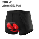 Thickened 5D Gel Pad Cycling Shorts Men Cycling Underwear Pro Shockproof Bicycle Shorts Riding Clothing MTB Road Bike Underwear
