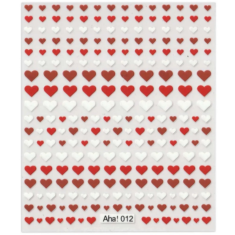 42Model Sticker Nail Decal 3D Adhesive Patch,Smile/Animal/Flower Nail Art Decorations Manicure Sticker Easter Day Design Decal-