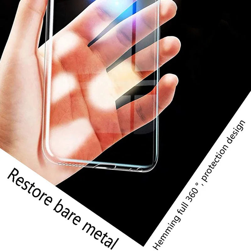 Ultrathin Clear Back Cover for OPPO A32 A33 A53 A53S A55 A73 A93 2020 4G 5G Soft TPU Phone Case Transparent Shockproof Funda Bag
