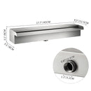 The Cascade Architect | Stainless Steel Waterfall Pool Fountain with Variable Heights