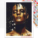 Huacan New Arrival Diamond Painting Full Square Woman 5D DIY Diamond Embroidery Mosaic Portrait Decorations Home