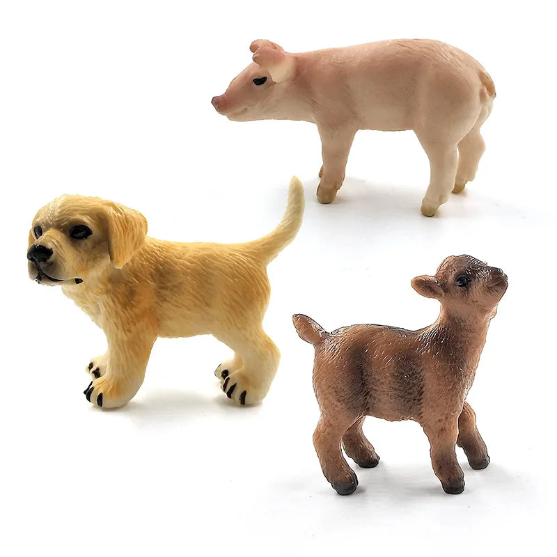 Hot Easter Rabbit Wolf Deer Lion Fox Meerkat Squirrel Figurine Home Decor Miniature Fairy Garden Decoration Accessories Modern