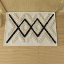 Hand Woven Area Rug Tufted Morocco Style Cotton with Doormat Throw Rug Machine Washable Mat Doormat  Home Decoration 60x90cm