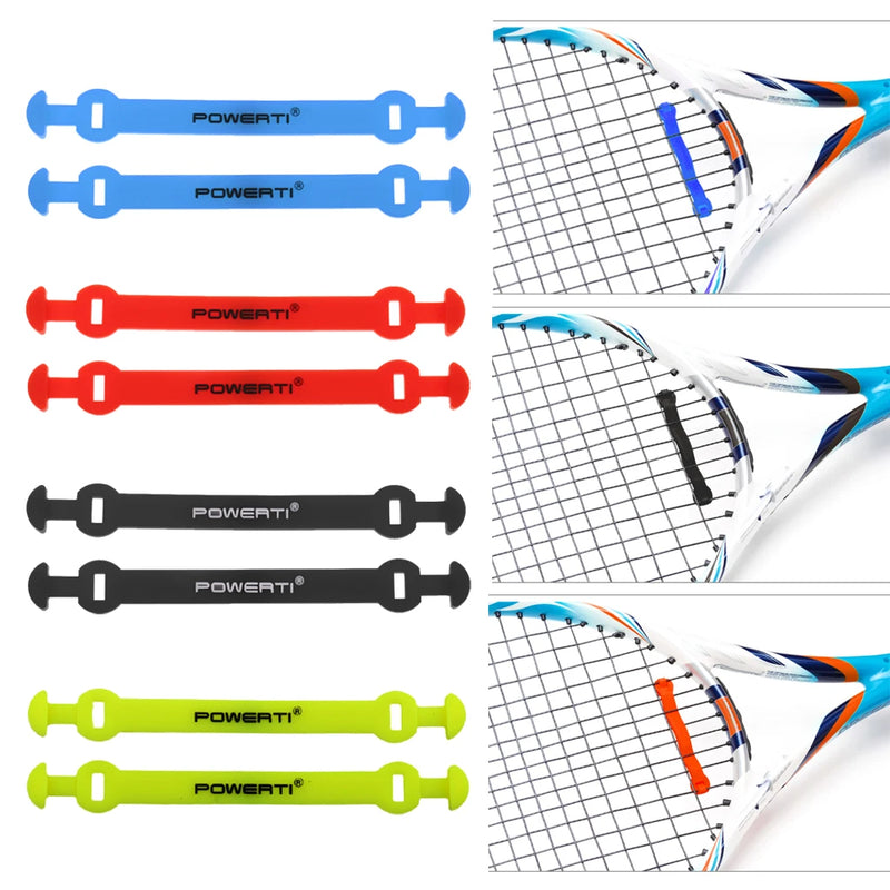 Set of 2 Long Tennis Squash Racket Vibration Dampeners Shock Absorber Shockproof Damper