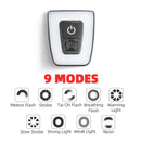 USB Rechargeable Flashlight For Bicycle Rear Light Waterproof Bike Helmet Taillight Cycling Warning Light Flash Cyling Back Lamp