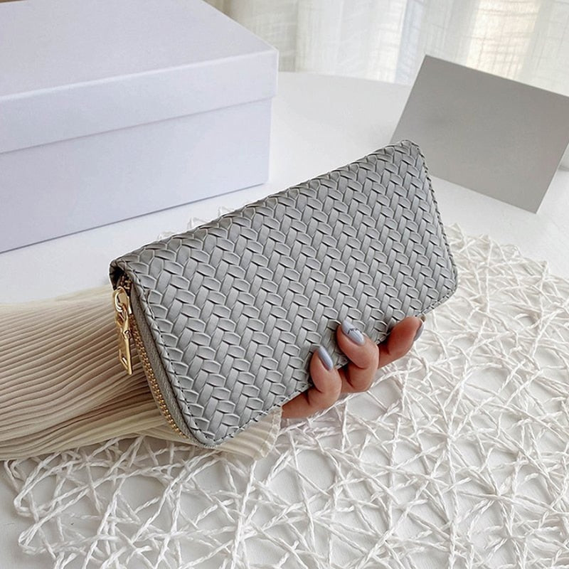 New Fashion Pu Leather Women Wallet Clutch Women&