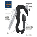 Multifunktionale Selbstverteidigungswerkzeuge Kletterkarabiner Sicherheitshaken Schnalle Outdoor Sicherheit Persönliche Verteidigung Taktisches Messer