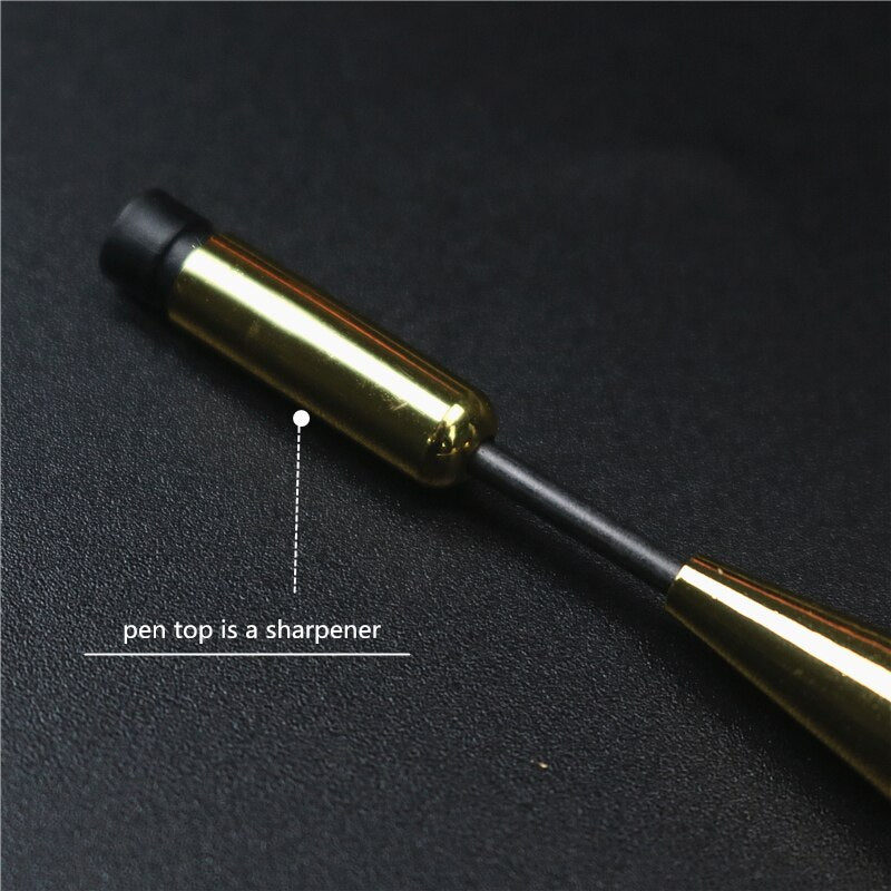 Metal 2.0 Mechanical Pencil Low center of gravity Students draw and write  pens Replaceable pencil lead