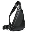 WESTAL Men's Shoulder Bag Men's Genuine Leather Chest Pack Man Sling Messenger Bags Belt Small Crossbody Bags Side Bags for Men