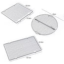 FAISDU 1pcs Single Layer Stainless Steel BBQ Bread Cake Cooling Rack Drip Dry Rack Cooling Grid Baking Pan Household Baking Tool