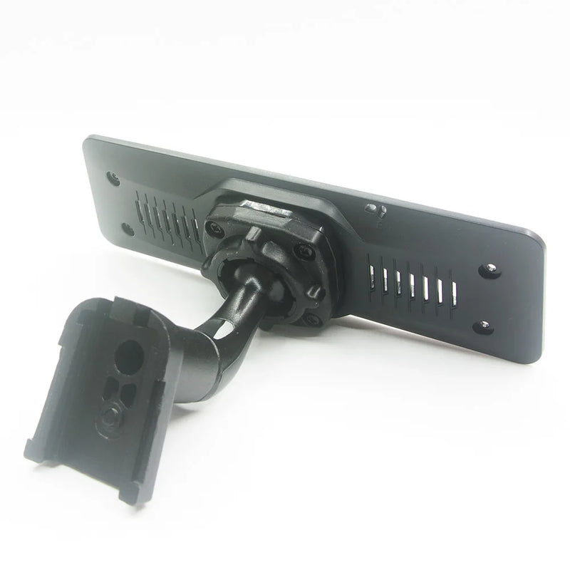 Rear View Mirror Back Plate Panel + Mirror Dash Cam Mount Bracket Arm for Car DVR Instead of Strap