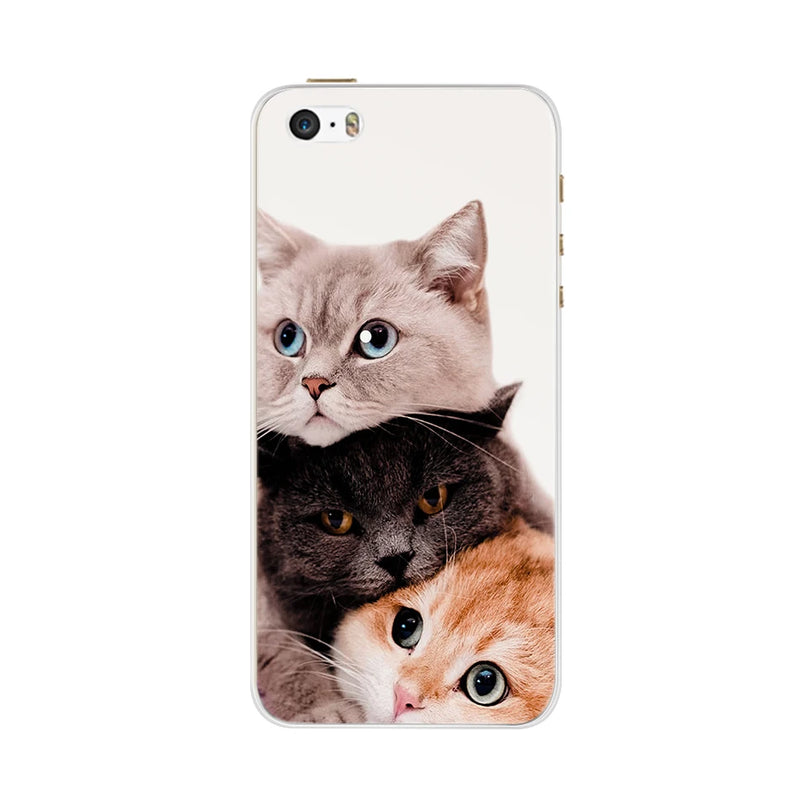 For iPhone 5 5S SE iPhone5s Case for iPhone 5S Case Silicone Cute Case for iphone SE Cover bumper for iphone 5 S 5se Phone cases