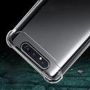 High Qualtiy Soft Transparent Phone Case for Samsung Galaxy A80 A90 5G Capa Luxury Airbag Shockproof Silicone Back Cover Housing