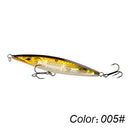 Schwimmender Pencil Köder, Stickbait Wobbler, Topwater Köder, Weitwurf Hardbait für Seebarsch, 90mm/110mm/130mm/150mm
