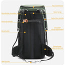 50L Mountaineering Bag Outdoor Sports Backpack Waterproof Hiking Backpack Camping Climbing Rucksack Travel Trekking Rucksack