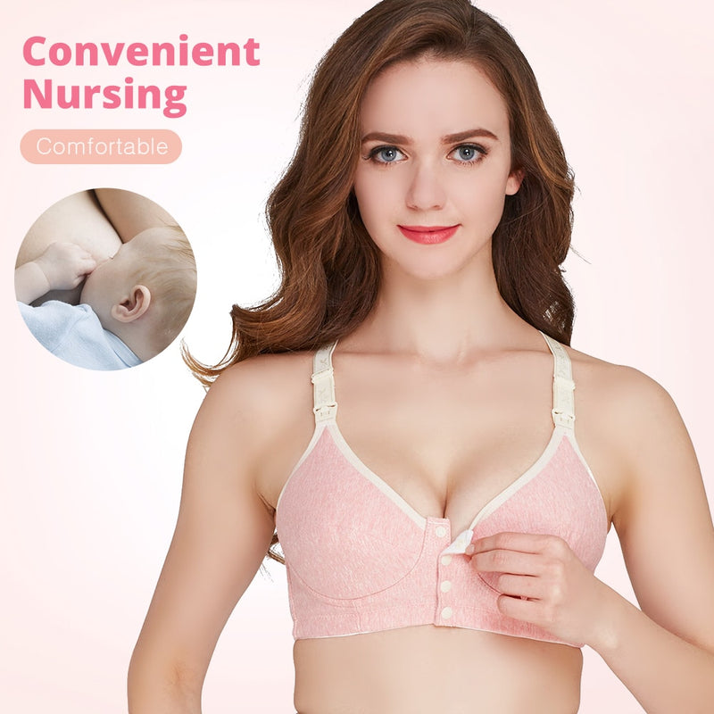 SLAIXIU Nursing Bra Maternity Pregnancy Breast Feeding Bras For Women BraMaternity Panties Underwear Panties Set Sports Nursing