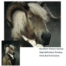 Retro Goat Canvas Art Posters And Prints Earl of the Animals Classical Paintings On The Wall Art Picture Home Decoration Cuadro