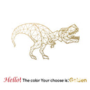 Geometric Tyrannosaurus Wall Stickers Dinosaur Wall Decals For Baby Room Decor Wall Art Bedroom Gift For Kids Room Decor
