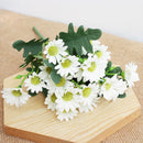 Autumn Beautiful Silk Daisy Bouquet Christmas Decorations Vase for Home Wedding Decorative Household Products Artificial Flowers