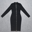 The Allure | Long-Sleeve Bandage Bodycon Dress