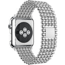 Armband für Apple Watch 38mm 40mm 42mm 44mm 41mm 45mm 49mm Perlen Metallarmband iWatch Armband Serie 3 4 5 6 7 SE 8 Ultra