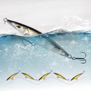 Schwimmender Pencil Köder, Stickbait Wobbler, Topwater Köder, Weitwurf Hardbait für Seebarsch, 90mm/110mm/130mm/150mm