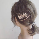 Temperament Mirror Geometric Hair Clip Multilayer Irregular Exaggerated Alloy Hair Clip Women Wedding Bridal Headress Accessoriy