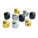 Kostenloser Versand 6MM Metallkuppel Ton Gitarren Lautstärke Klang Regler Potentiometer Kontrollknöpfe Für E-Gitarre Bass