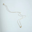 925 Sterling Silver 14K Gold Plated Pavé Crystal Horseshoe U Shape Pendant Necklace Women Fashion Jewelry Accessories
