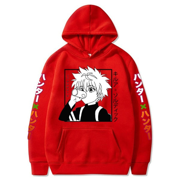 2021 Hot Anime Hunter X Hunter Hoodies Men/women Fashion Hip Hop Harajuku New High Quality killua eyes Hoodies and Sweatshirt