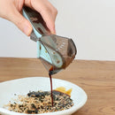 LMETJMA 2 Stück verstellbare Messlöffel mit Box Multifunktionale Markierungen Magnetische Schaufel Teelöffel KC0602