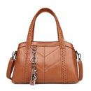 Women Casual Tote Bag Female Handbag Small Shoulder Bag for Women Tote Ladies Vintage Genuine Leather Crossbody Bag Sac A Main