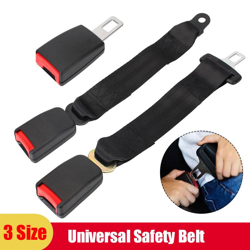 Car Seat Safety Belt Clip Extension Set Auto Fasteners Plug Buckle Extender for 20-22MM Tongue Automotive Accessories Universal