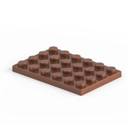 5 Stk./Los DIY-Bausteine Dünn 4X6 Pädagogisches Montage-Konstruktionsspielzeug für Kinder Größe kompatibel mit Marken